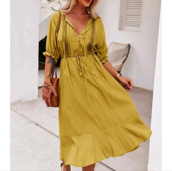 Dresses & Skirts - Contrast Dress